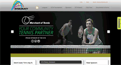 Desktop Screenshot of intercountytennis.com